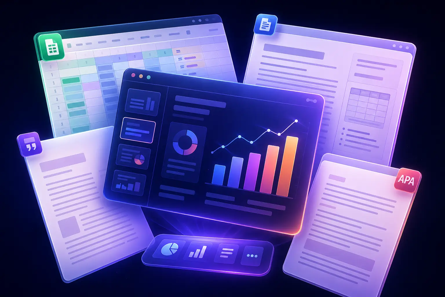 From research papers to pitch decks — formatted, cited, ready to present.