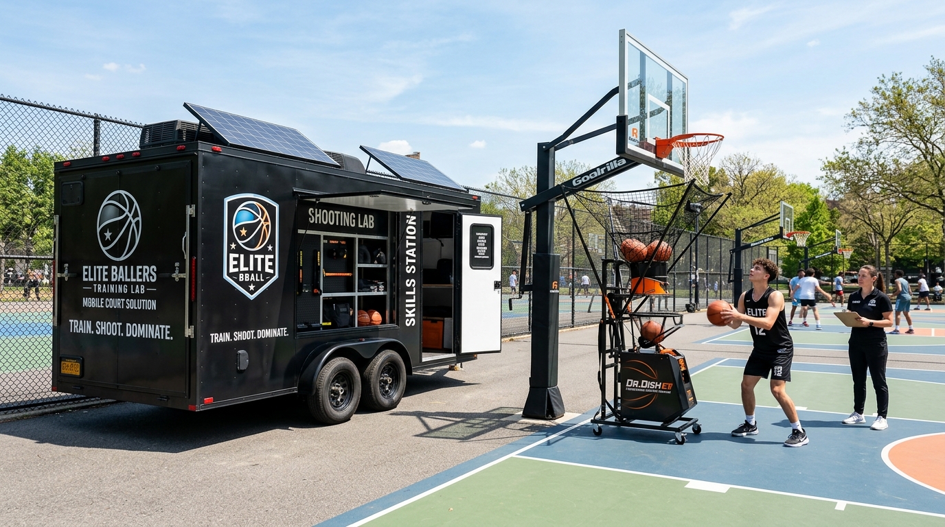 The J&J House of Skills mobile training trailer