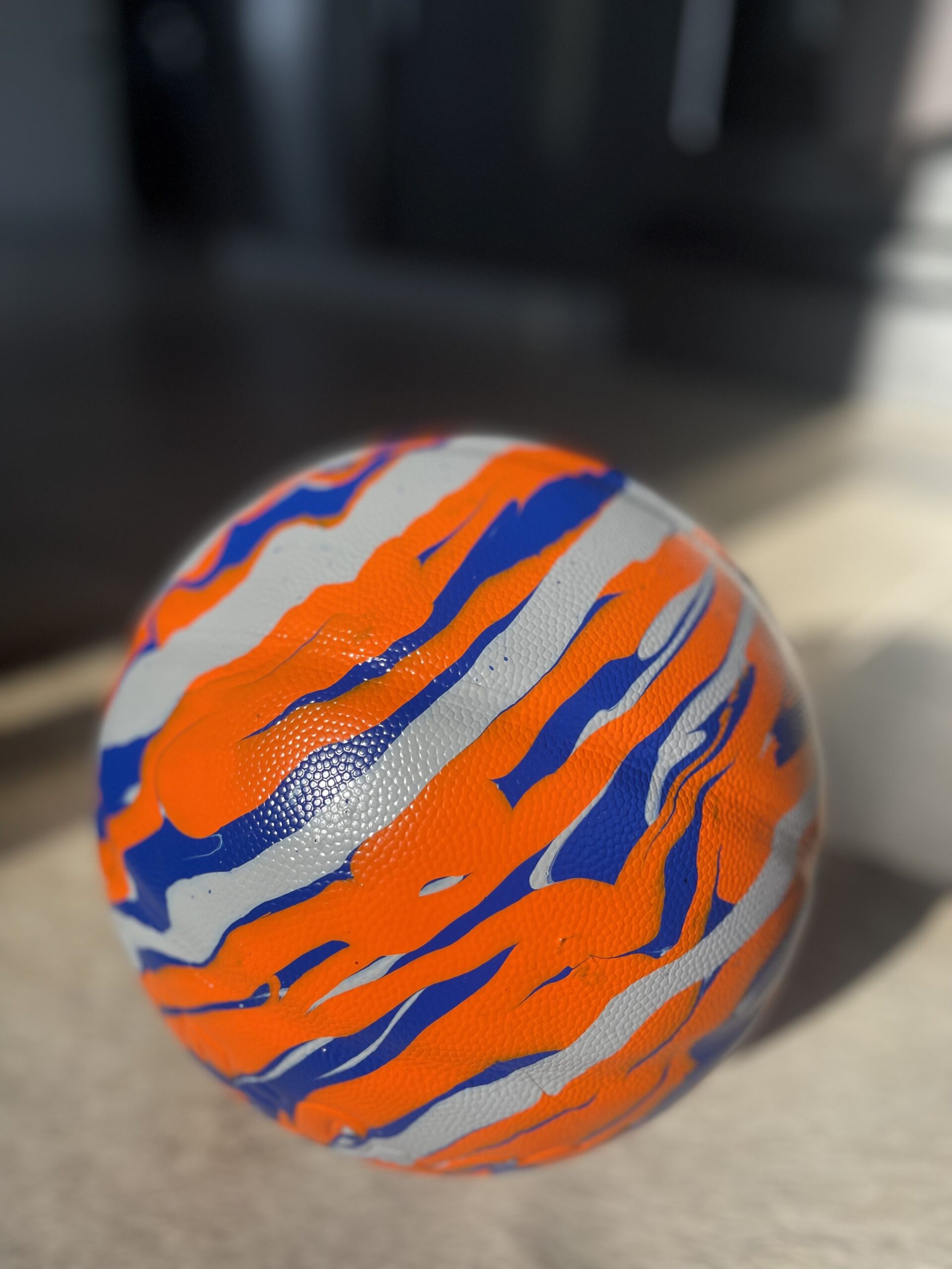 Melo Knicks Custom Basketball