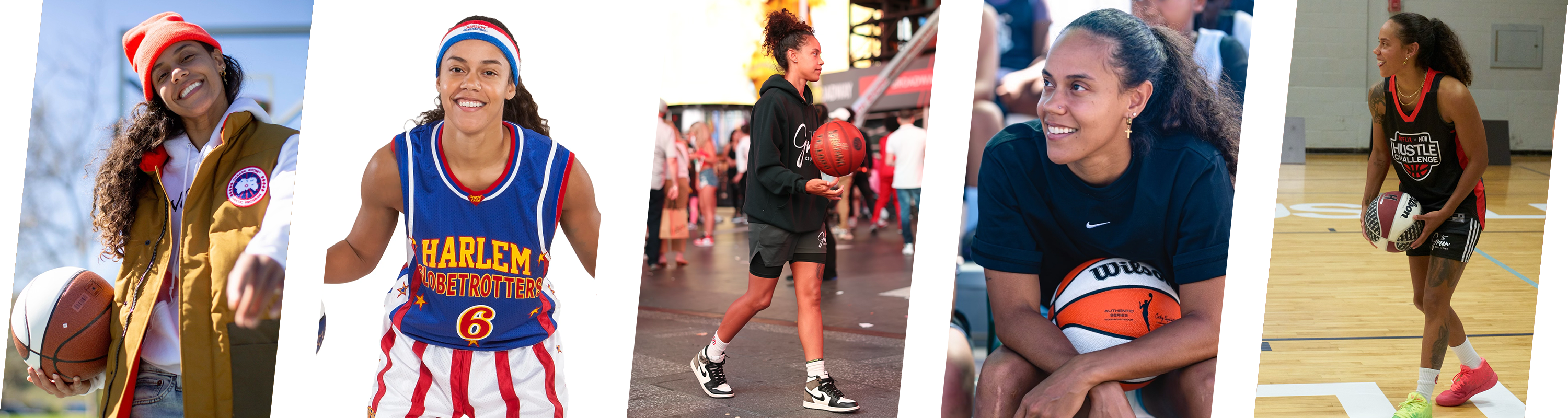 Bree Green Globetrotter & Basketball Action