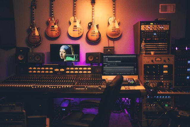 Music studio session